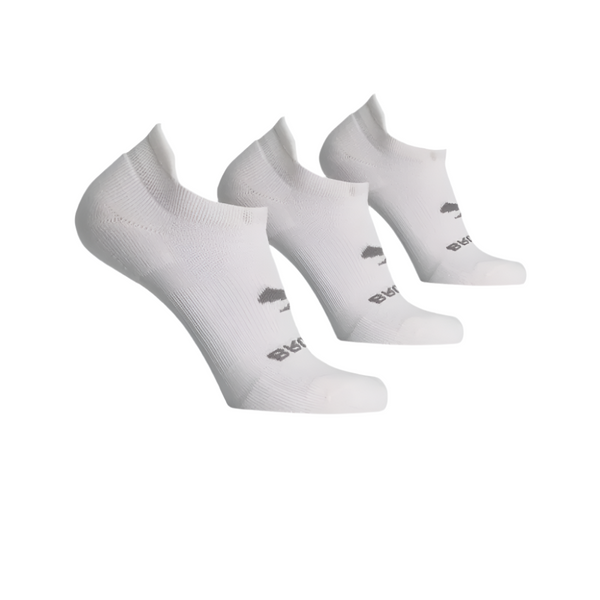 Light Gray Brooks Unisex Run-In No Show Sock 3 Pack Assorted