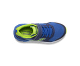 Dark Slate Blue Saucony Little Boys Wind 2.0 A/C Velcro Sneaker Blue / Green