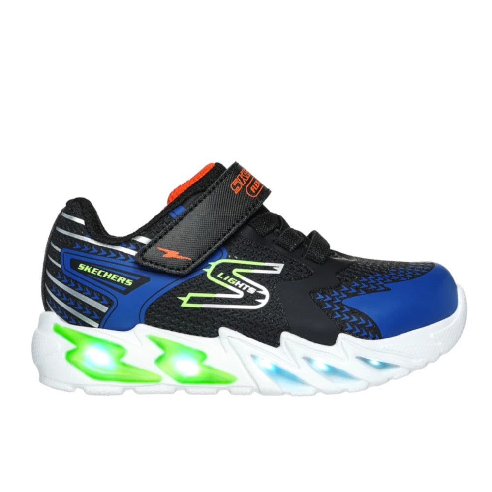 Toddler Boys S Lights: Flex Glow Bolt Black Blue – Comfort Shoe Shop