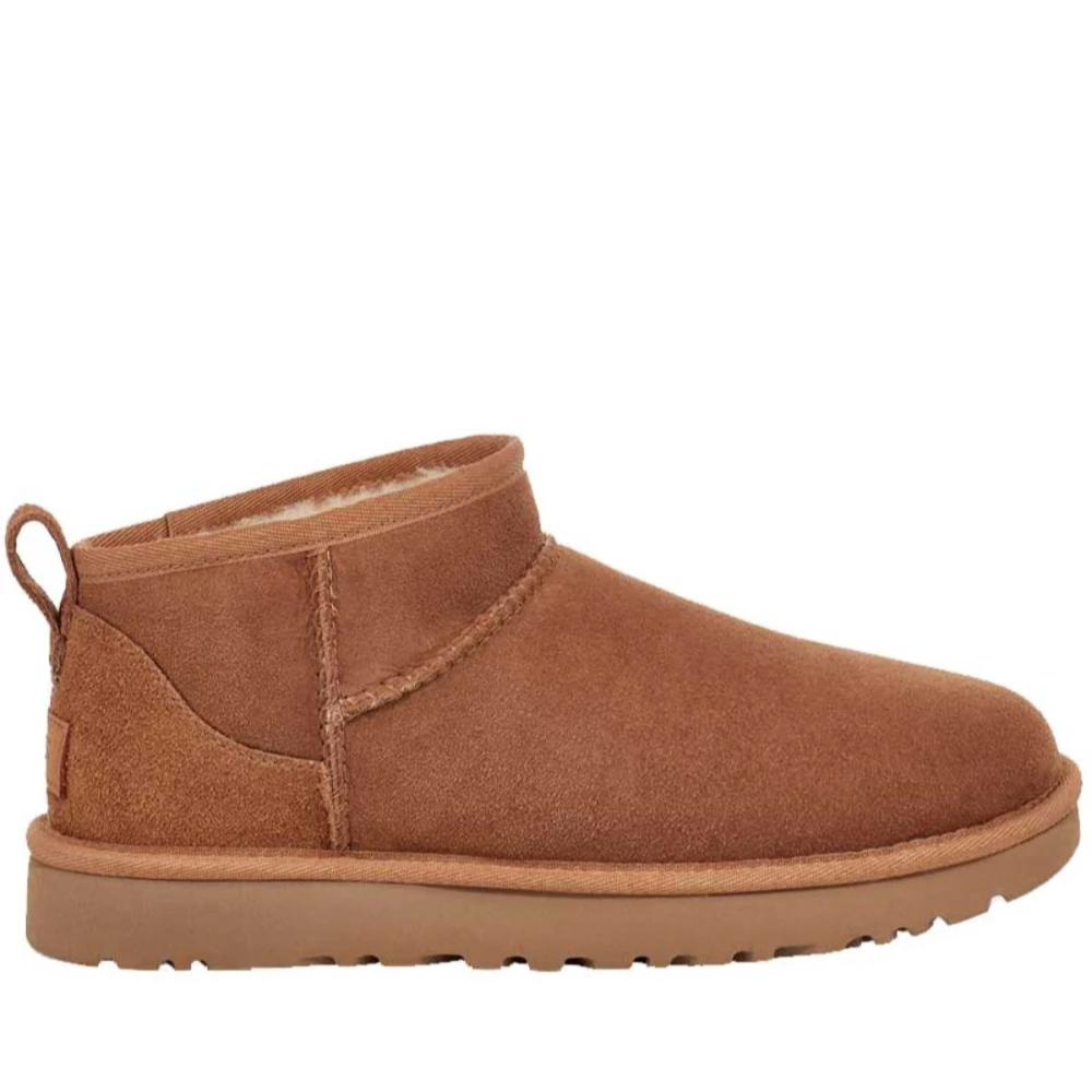 UGG Women's Classic Ultra Mini II Suede Boot Chestnut