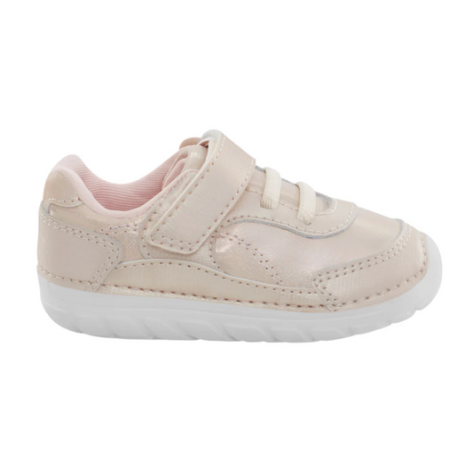 Gray Stride Rite Infant Girls SM Grover Sneaker Champagne