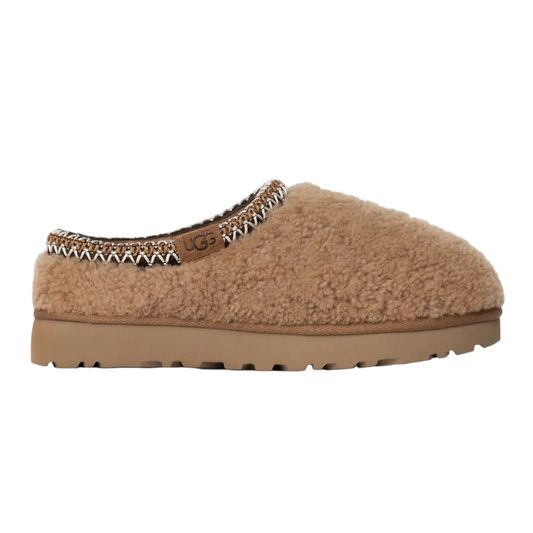 Dim Gray UGG Girl's Tasman Maxi Curly Slipper Chestnut