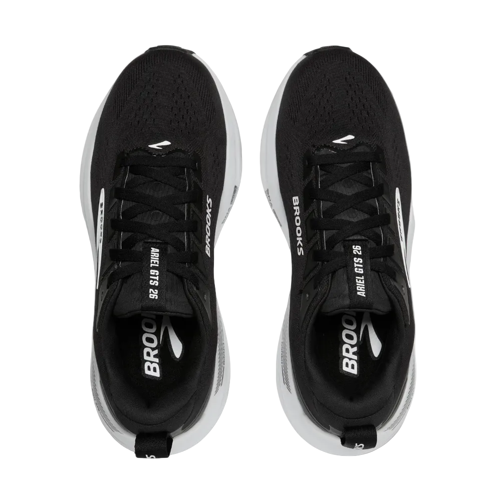 Black Brooks Women's Ariel GTS 26 Black/Grey/White
