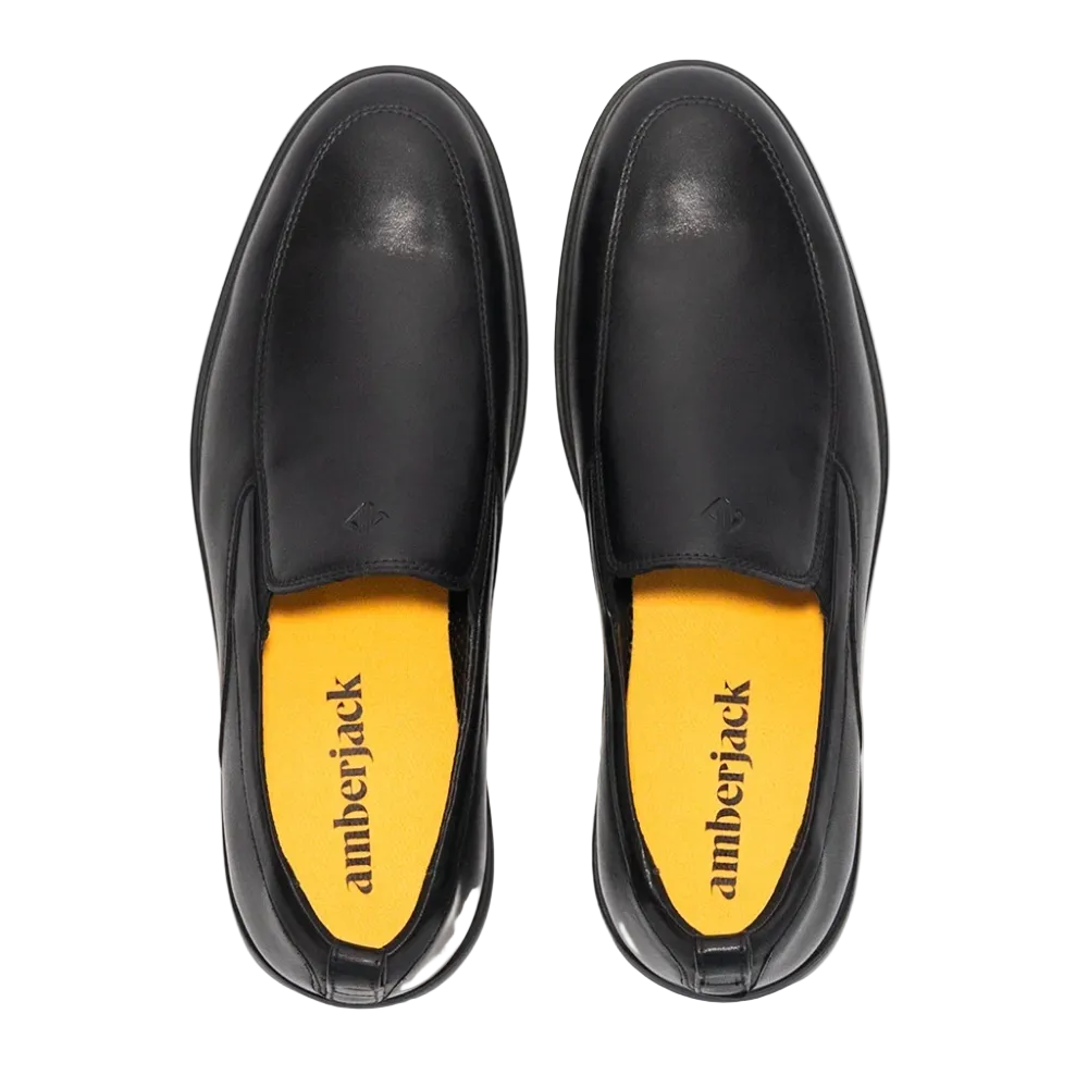 White Smoke AmberJack Men's Slip-On Obsidian