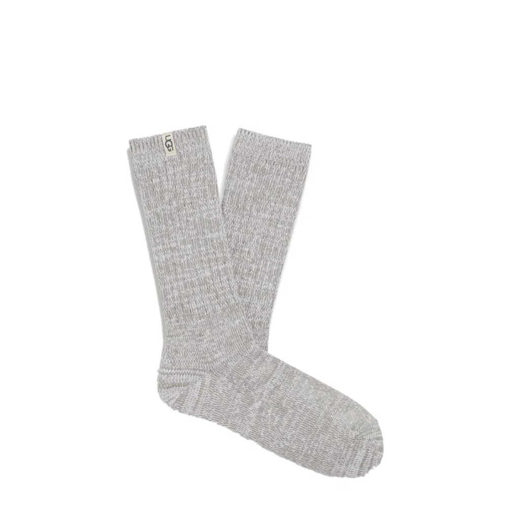 UGG Women's Rib Knit Slouchy Crew Sock Seal