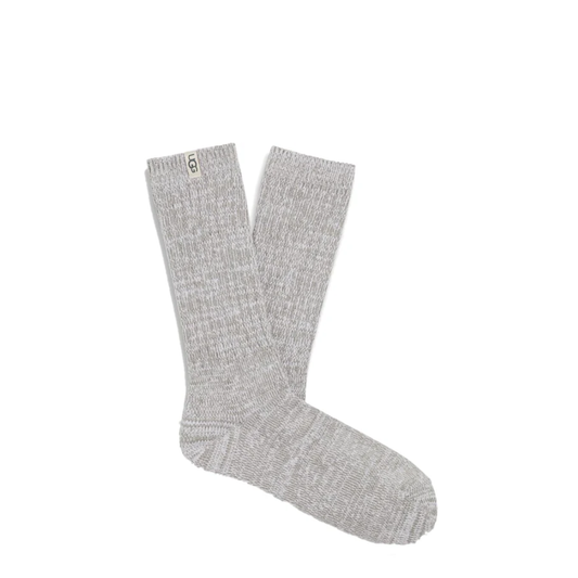 UGG Women's Rib Knit Slouchy Crew Sock Seal