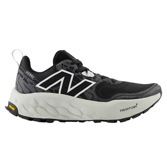 Gray New Balance Women's Fresh Foam X Hierro v8 Black/Sea Salt