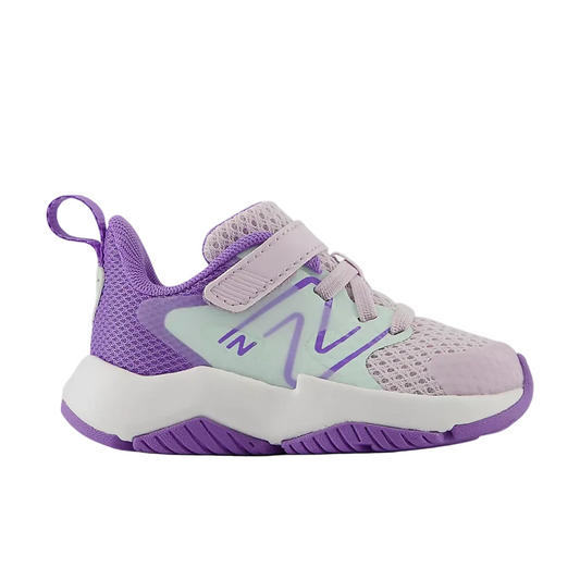 White Smoke New Balance Girls Rave Run v2 Taro