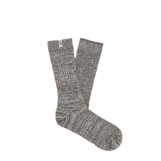 UGG Women's Rib Knit Slouchy Crew Sock Nightfall