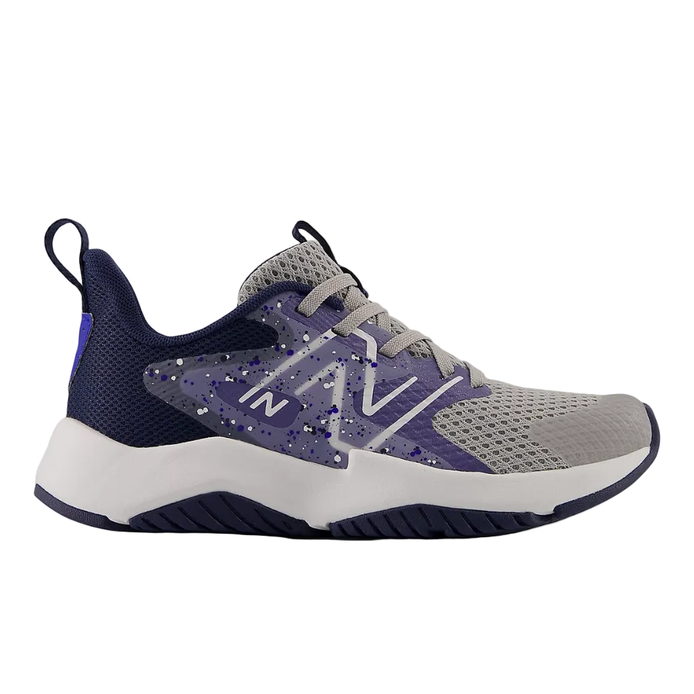 White Smoke New Balance Boys Rave Run v2 Raincloud