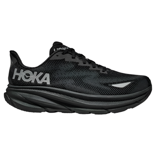 Dark Slate Gray Hoka Women's Clifton 9 GTX Black / Black