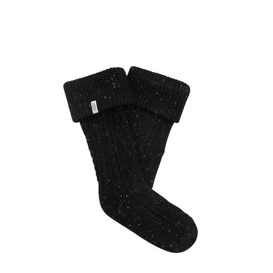 UGG Women's Shaye Tall Rainboot Sock Black