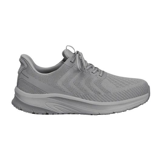 White Smoke Orthofeet Men's Tilos Hands-Free Sneaker Grey / Grey
