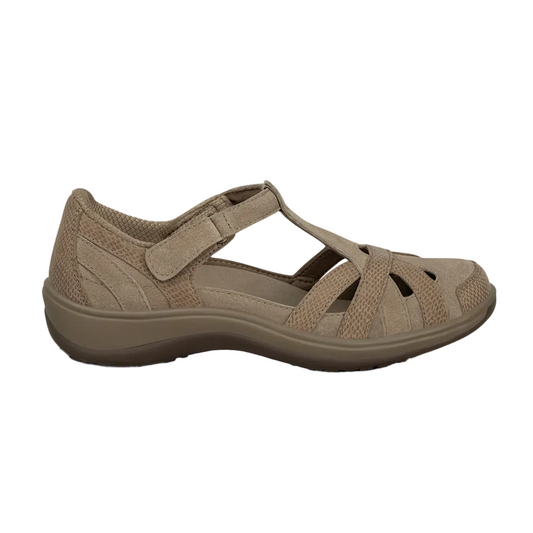 White Smoke Orthofeet Women's Juno Taupe