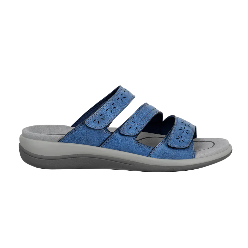 White Smoke Orthofeet Women's Sahara Indigo Blue