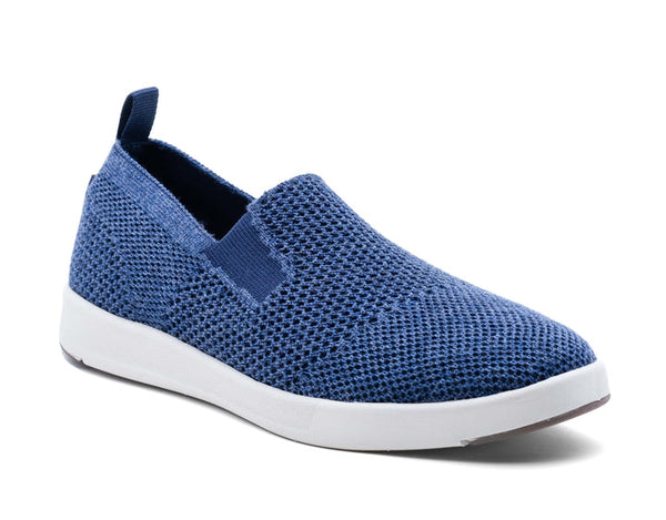 Dark Slate Blue Woolloomooloo Suffolk Merino Wool Sneaker Denim