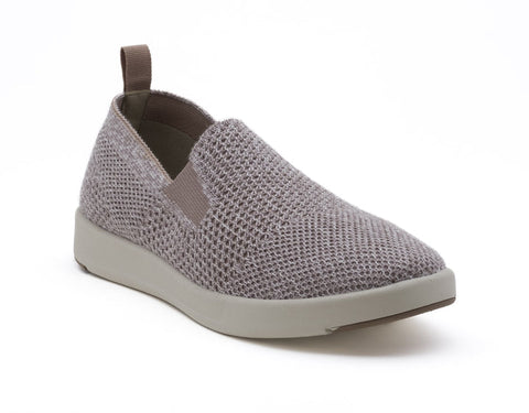 Light Slate Gray Woolloomooloo Suffolk Merino Wool Sneaker Natural
