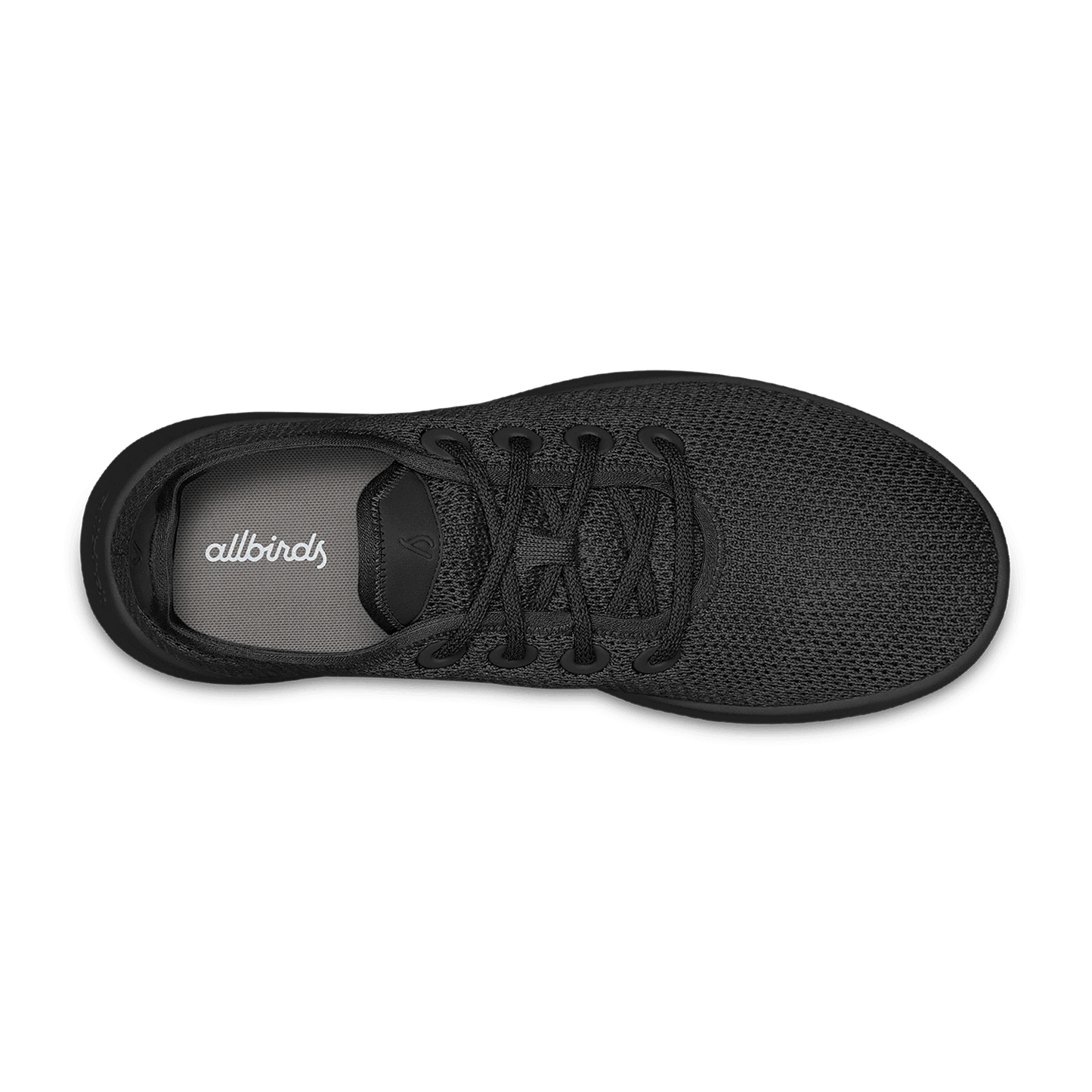 Dark Slate Gray Allbirds Women's Tree Runner Jet Black / Black