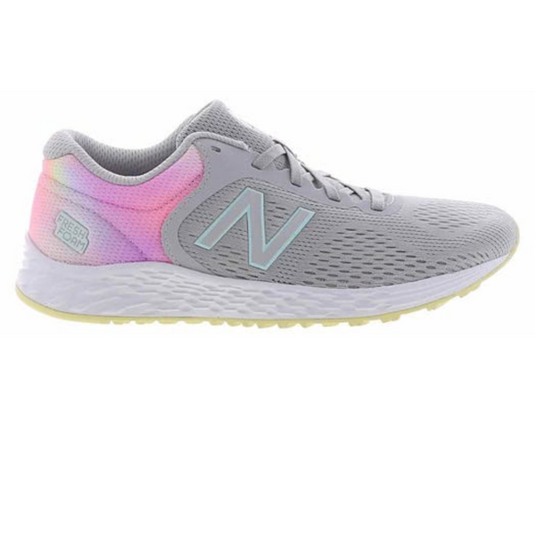 Gray New Balance Big Girls Arishi v2 Light Aluminum