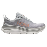 Dark Gray Hoka Women's Gaviota 5 Harbor Mist / Rose Gold