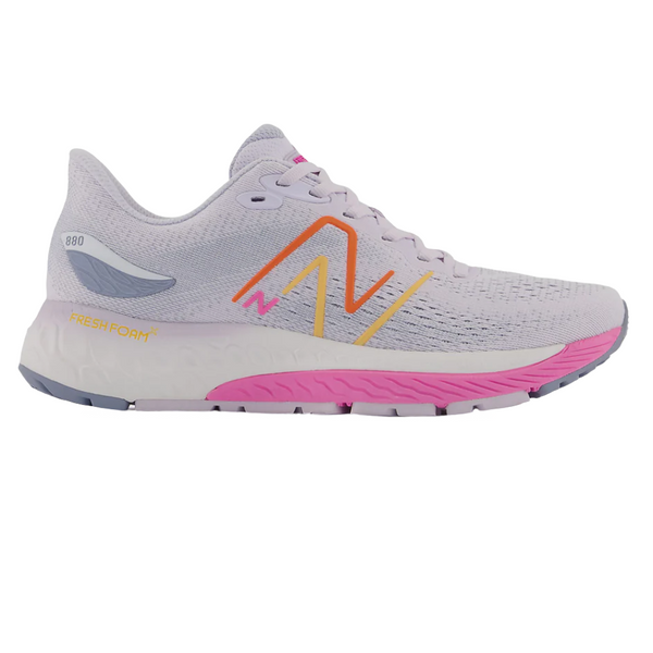 Gray New Balance Women's Fresh Foam X 880v12 Libra / Vibrant Pink