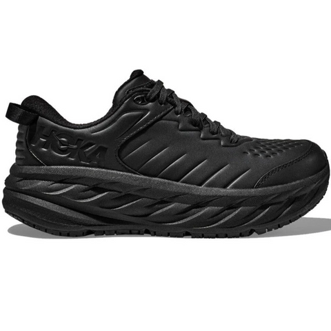 Dark Slate Gray Hoka Men's Bondi Slip Resistant Black / Black