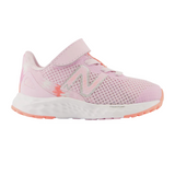 Light Gray New Balance Toddler Girls Fresh Foam Arishi v4 Velcro Light Raspberry