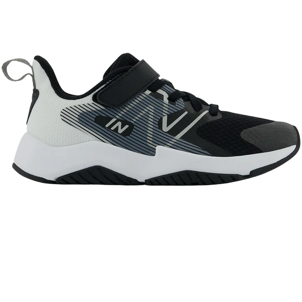 Dark Slate Gray New Balance Little and Big Boys Rave Run v2 Velcro Black