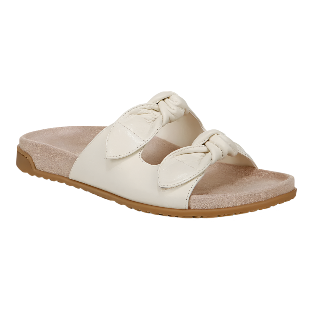Gray Vionic Women's Elara Slip-On Sandal Ivory