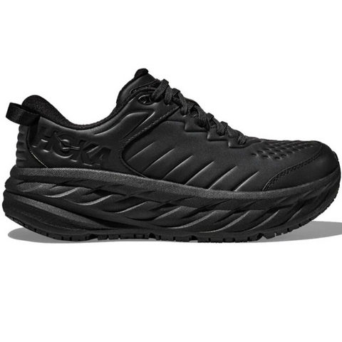 Dark Slate Gray Hoka Women's Bondi Slip Resistant Black / Black