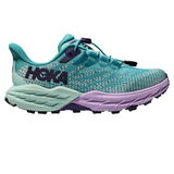 Slate Gray Hoka Youth Girls Speedboat 5 Ocean Mist / Lilac Mist