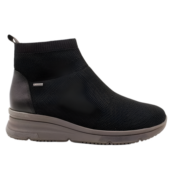 Black Ara Women's Nadine II Ankle Boot Black Hydro-Wovenstretch