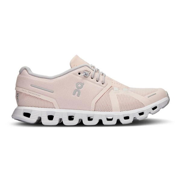 Light Gray On Running Women's Cloud 5 Shell / White