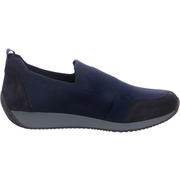 Dark Slate Gray Ara Women's Lilith / Lissabon GORE-TEX Slip-On Sneaker Navy Hydro-Wovenstretch