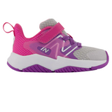 Maroon New Balance Toddler Girls Rave Run v2 Velcro Summer Fog