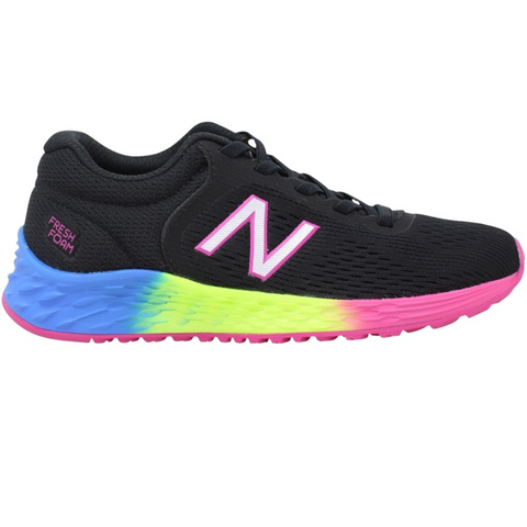 Gray New Balance Big Girls Fresh Foam Arishi v2 Black