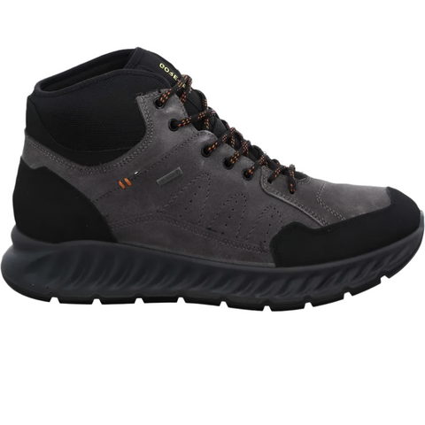 Dark Slate Gray Ara Men's Pasquale GORE-TEX Lace Up Hiker Boots Anthracite Nubuck / Suede