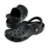 Dark Slate Gray Crocs Unisex Classic Clog Black