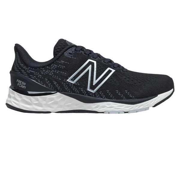 Light Gray New Balance Little Kids Fresh Foam 880v11 Black