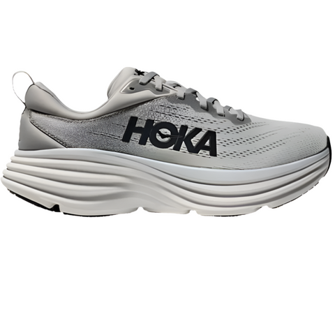 Gray Hoka Men's Bondi 8 Shark / Harbor Mist