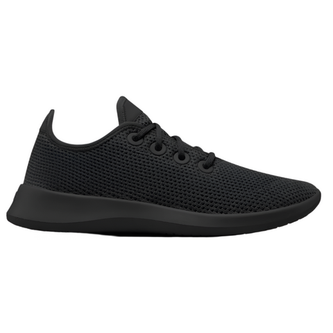 Dark Slate Gray Allbirds Women's Tree Runner Jet Black / Black