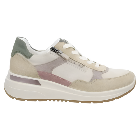 Gray Ara Gardenia Zip Sneaker Sand / Shell / Moon / Altrosa / Thyme Suede