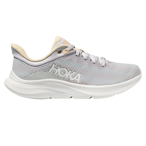 Light Gray Hoka Women's Solimar Nimbus Cloud / Shortbread