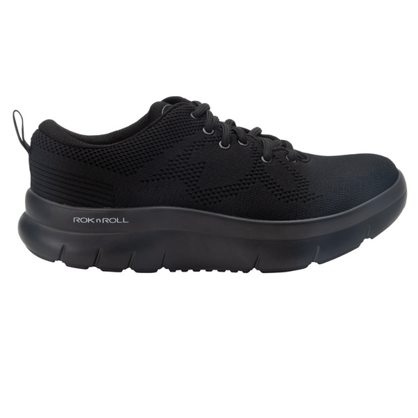 Dark Slate Gray Alegria Women's Rok N Roll Comfort Sneaker Black Wide