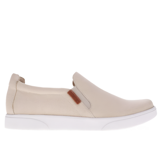 Revere Women's Attica Canvas Slip On Sneaker Wheat