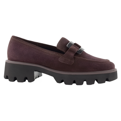 Dark Slate Gray Ara Women's Oleander Loafer Amarone Sude