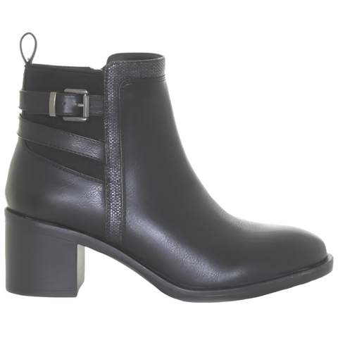 Dark Slate Gray Toe Warmer's Women's Steph Ankle Boot Black