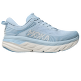 Gray Hoka Women's Bondi 7 Ice Water / White