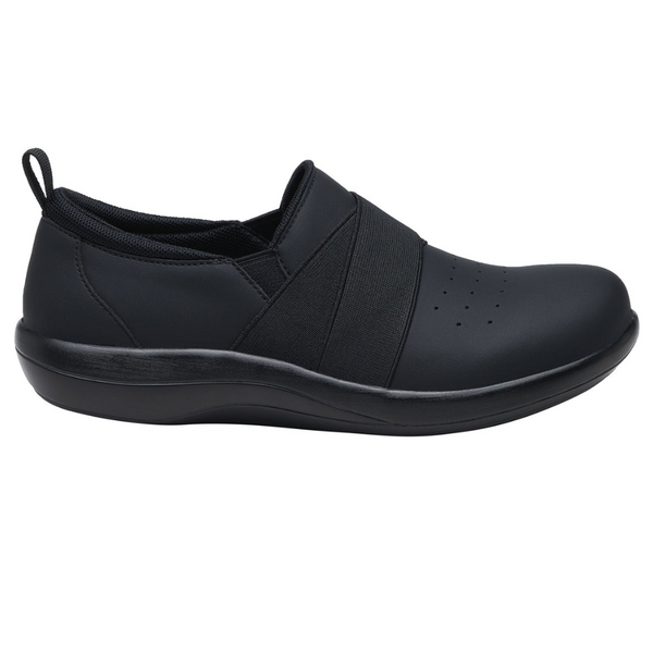 Dark Slate Gray Alegria Savvie Slip-on Black