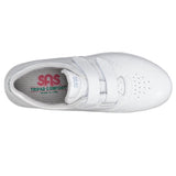 SAS Women's Me Too Velcro Walking Sneaker White